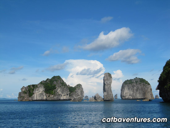 cat ba tourist boat, sailing boat in cat ba, sailing boat in ha long 3