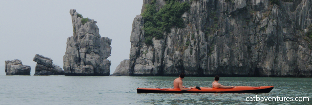 kayaking in Cat Ba Island & Fishing on Lan Ha Bay